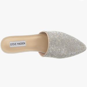 Rhinestone Steve Madden slip ons.